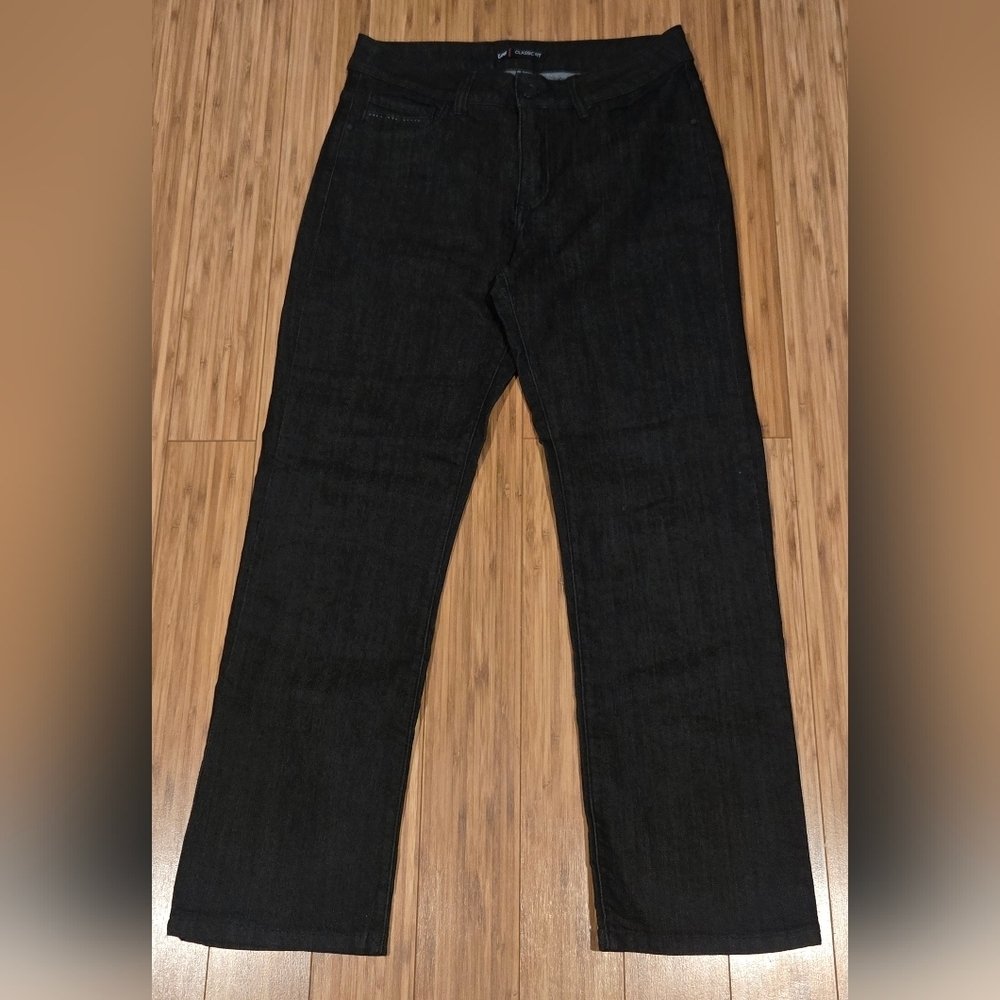 Lee Classic Fit Wide Leg Jeans in Soft Black